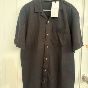 Kenneth Cole Charcoal Button Down Shirt